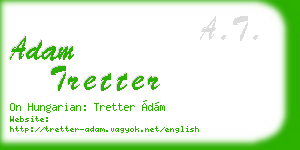 adam tretter business card