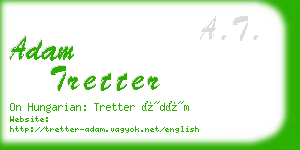 adam tretter business card
